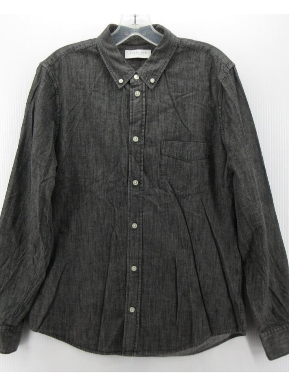 Everlane Shirt Medium Chambray Button Down Heritage Pocket Cotton